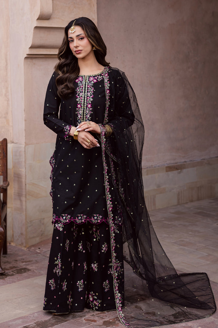 Hozier 3Pc - Festive Embroidered Lawn