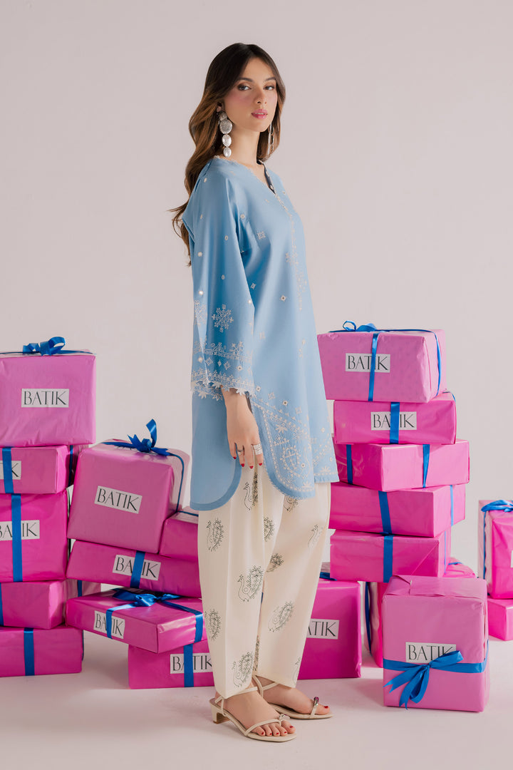 Santro 2Pc - Embroidered Lawn Dress