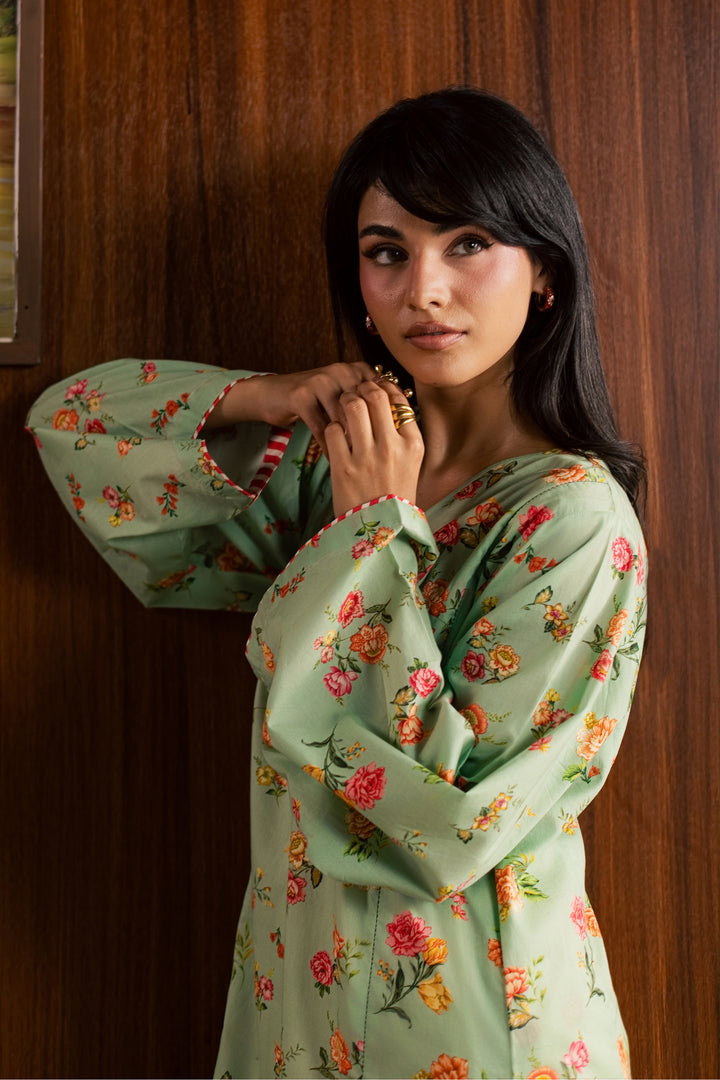 Corduroy 2Pc - Printed Lawn Dress