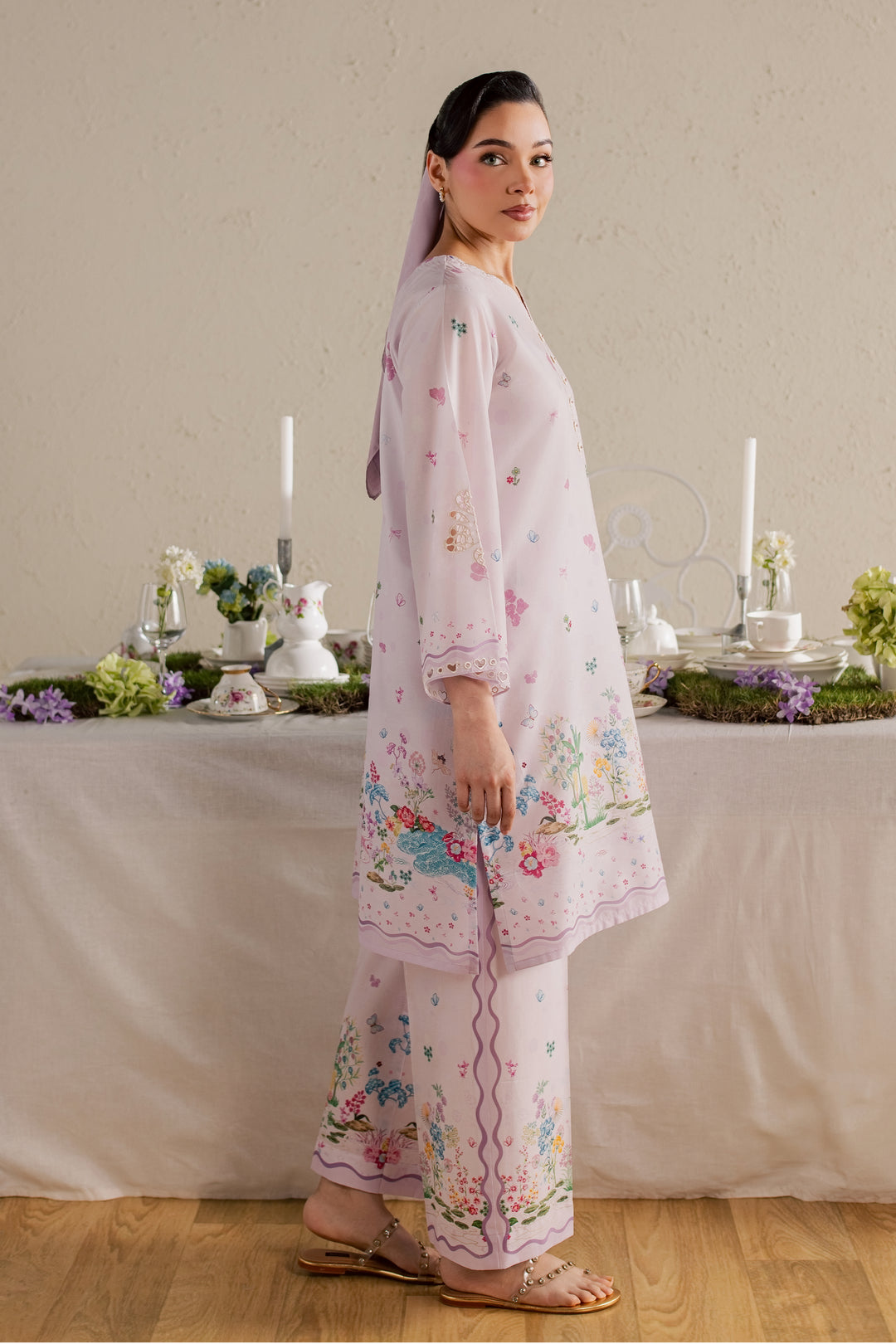Lara 2Pc - Printed Lawn Dress