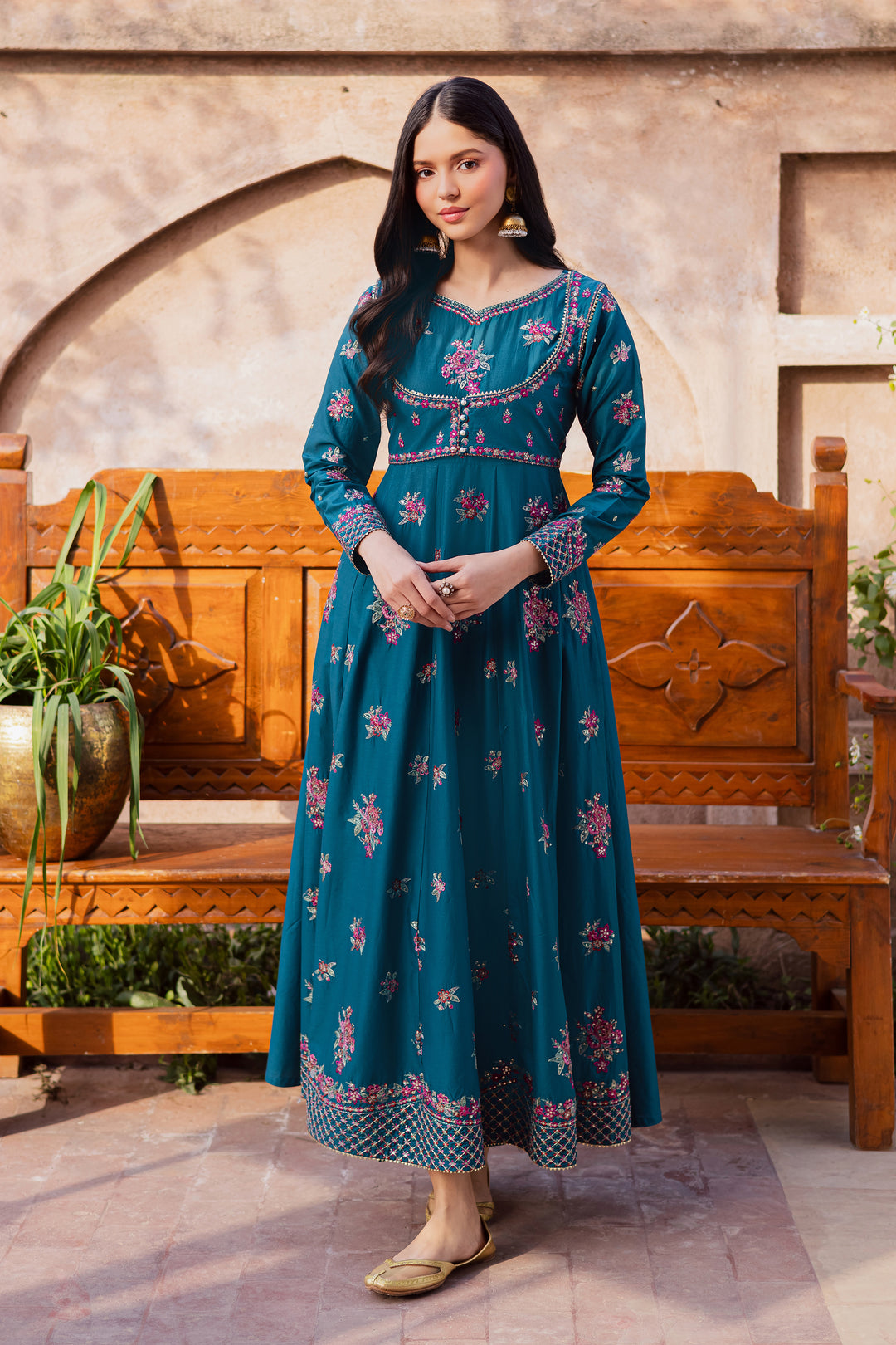 Orla 2Pc - Festive Embroidered Lawn