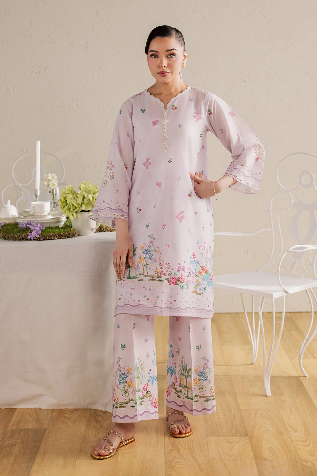 Lara 2Pc - Printed Lawn Dress