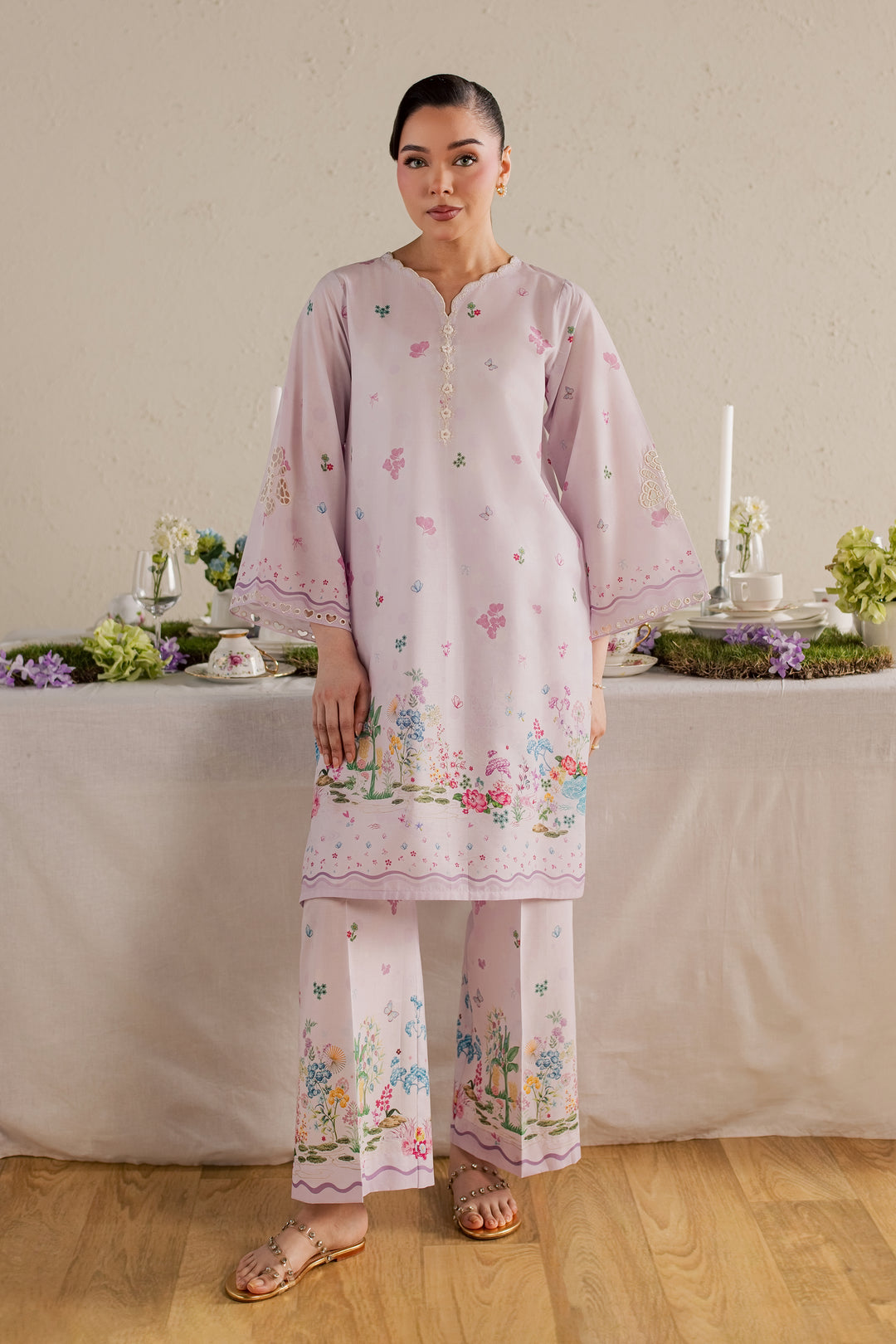 Lara 2Pc - Printed Lawn Dress