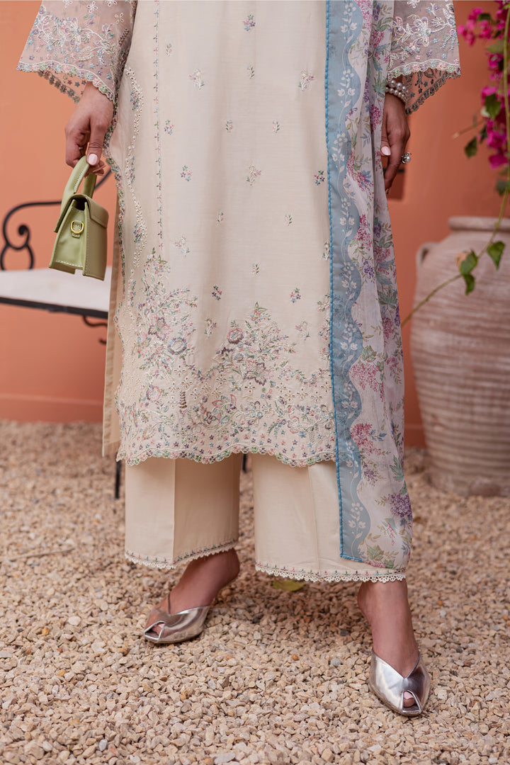 Cyntia 3Pc - Festive Embroidered Lawn