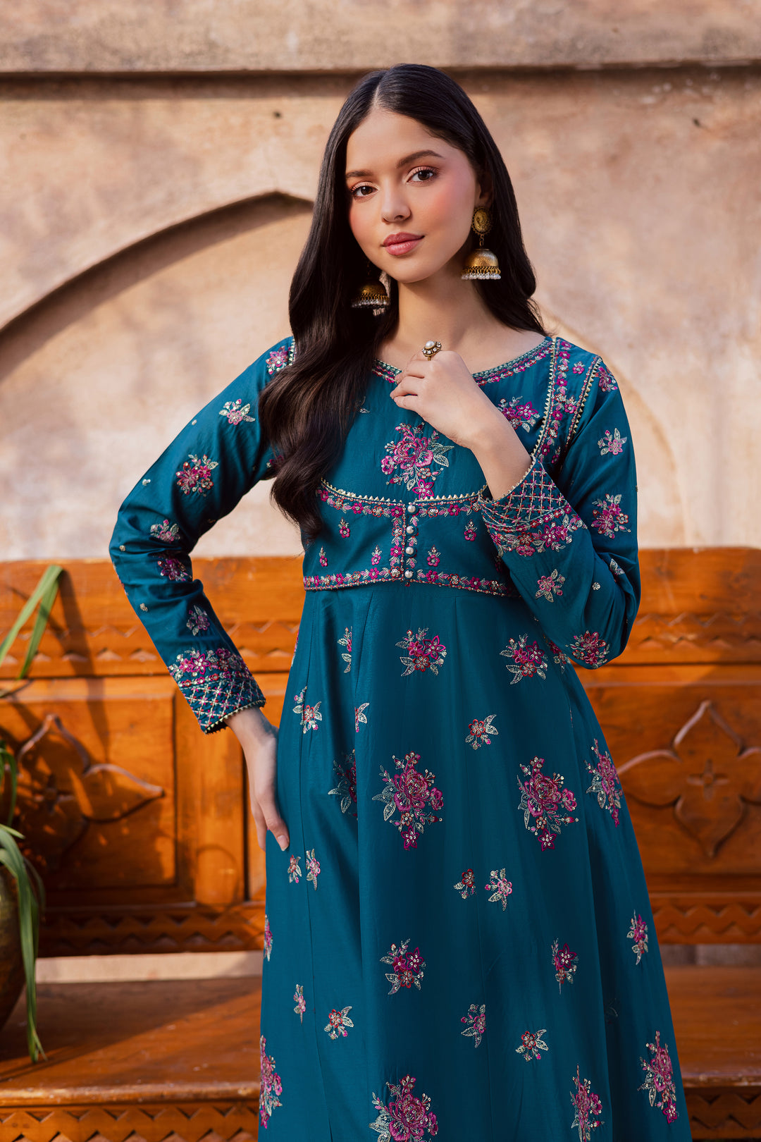 Orla 2Pc - Festive Embroidered Lawn