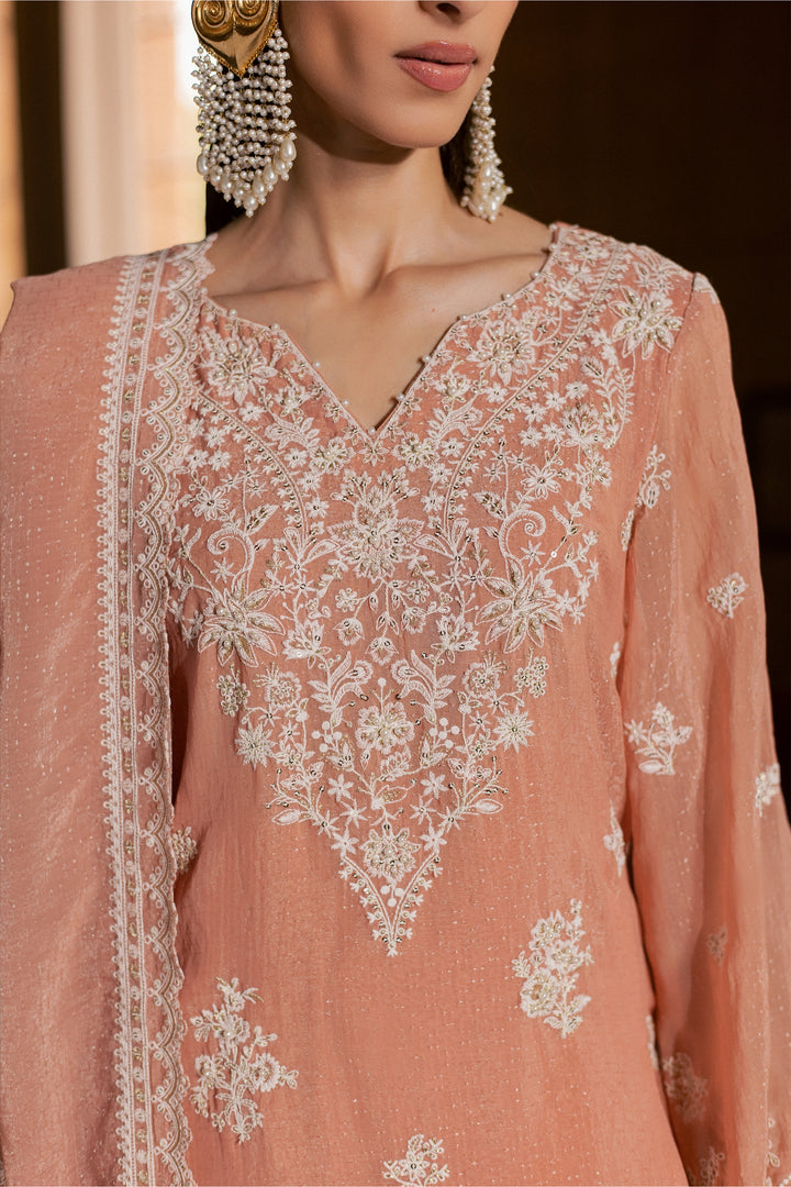 Pink Hoor 3Pc - Festive Luxe Pret