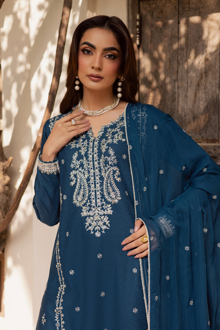 Raham 3Pc - Embroidered Festive Pret
