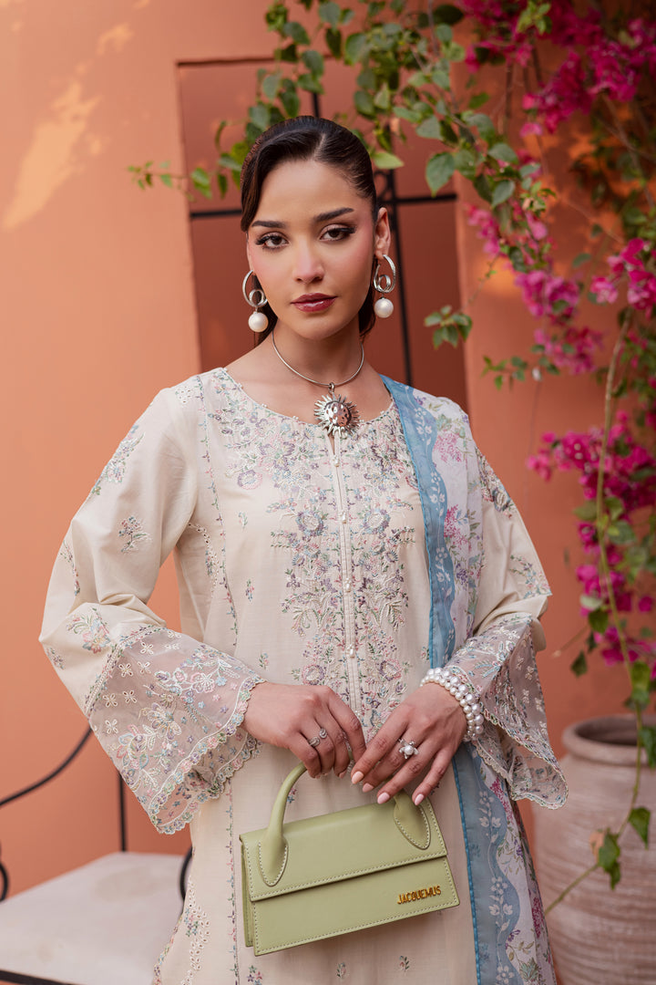 Cyntia 3Pc - Festive Embroidered Lawn