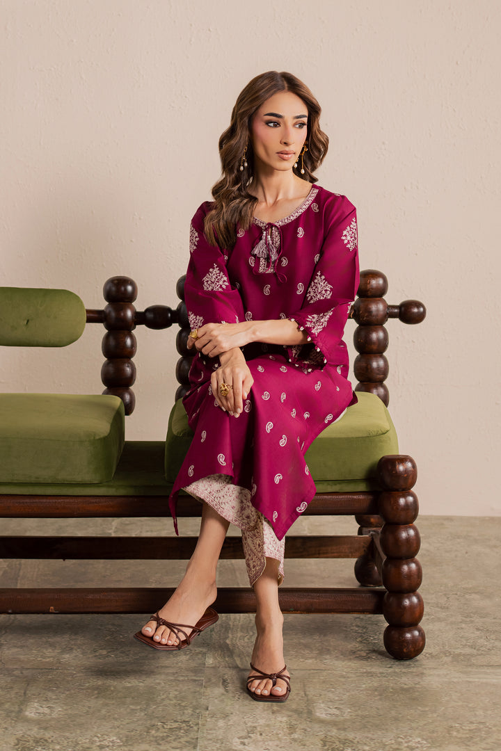 Bramble 2Pc - Embroidered Lawn Dress
