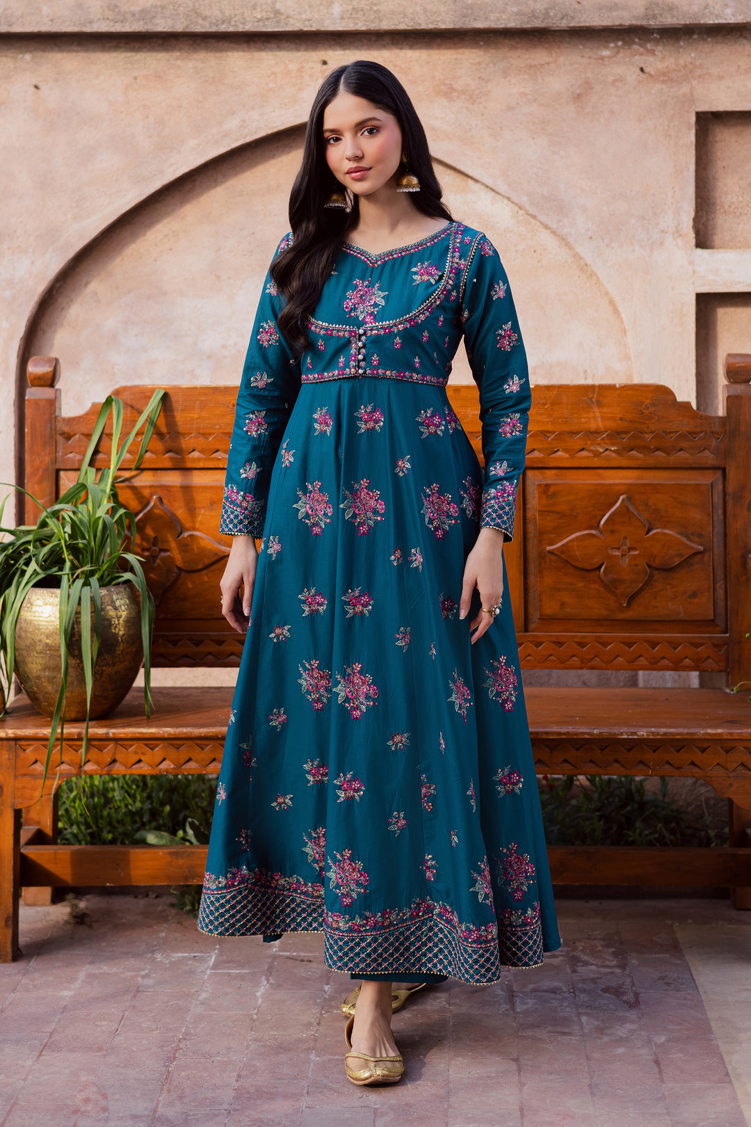 Orla 2Pc - Festive Embroidered Lawn