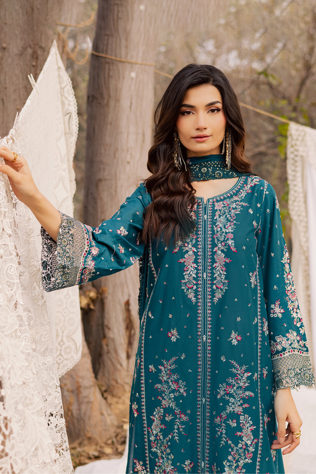 Shane 3Pc - Festive Embroidered Lawn