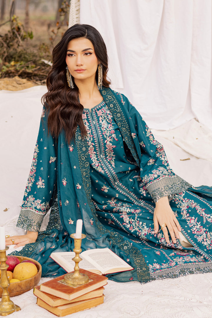 Shane 3Pc - Festive Embroidered Lawn