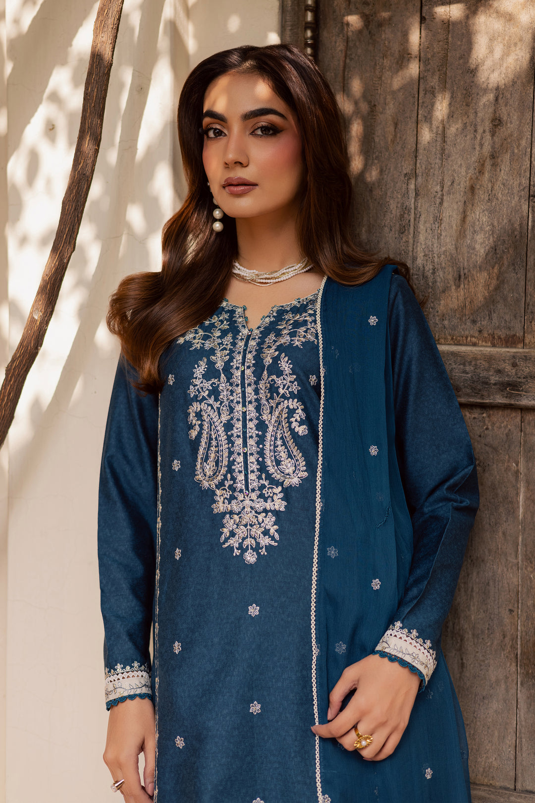 Raham 3Pc - Embroidered Festive Pret