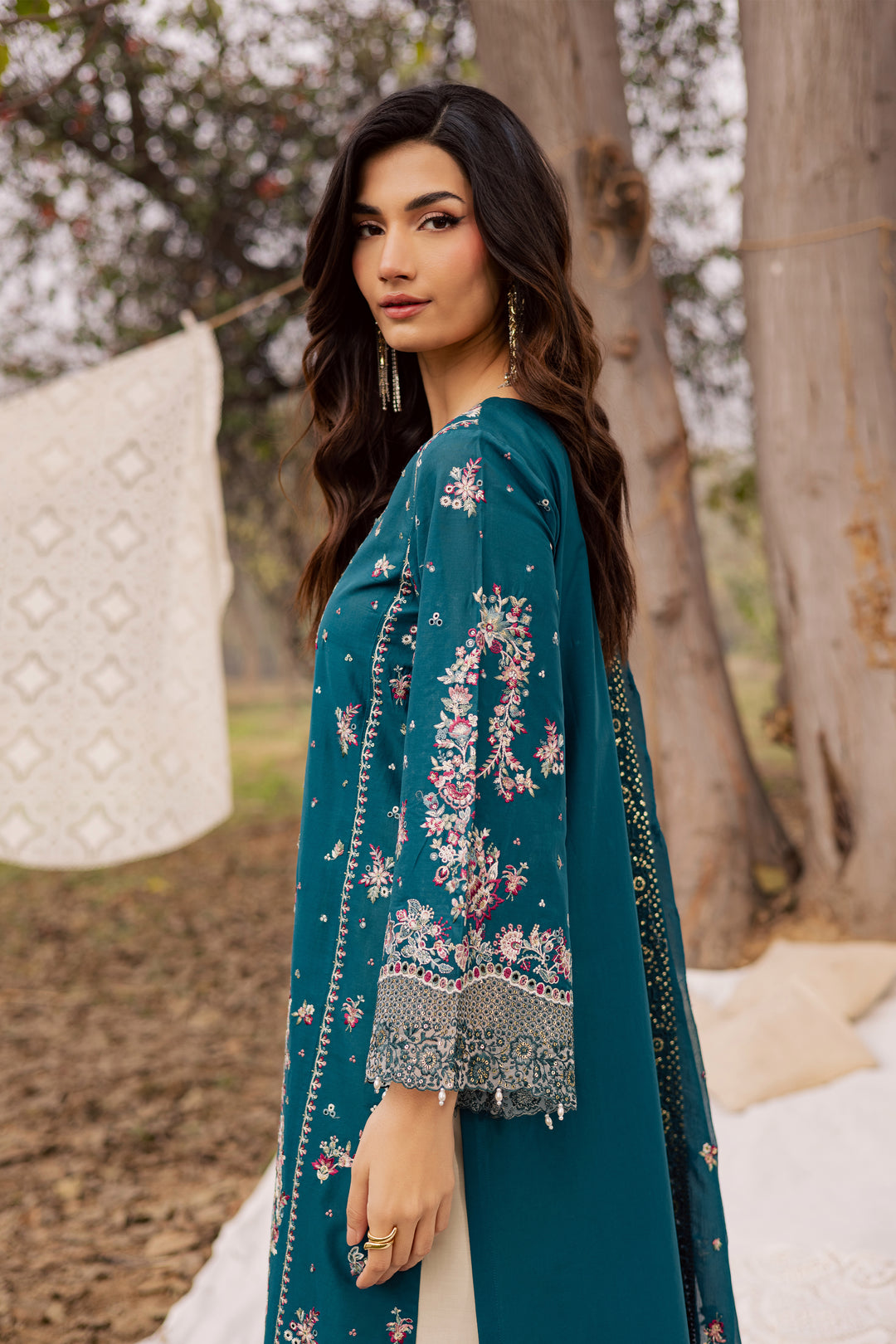 Shane 3Pc - Festive Embroidered Lawn