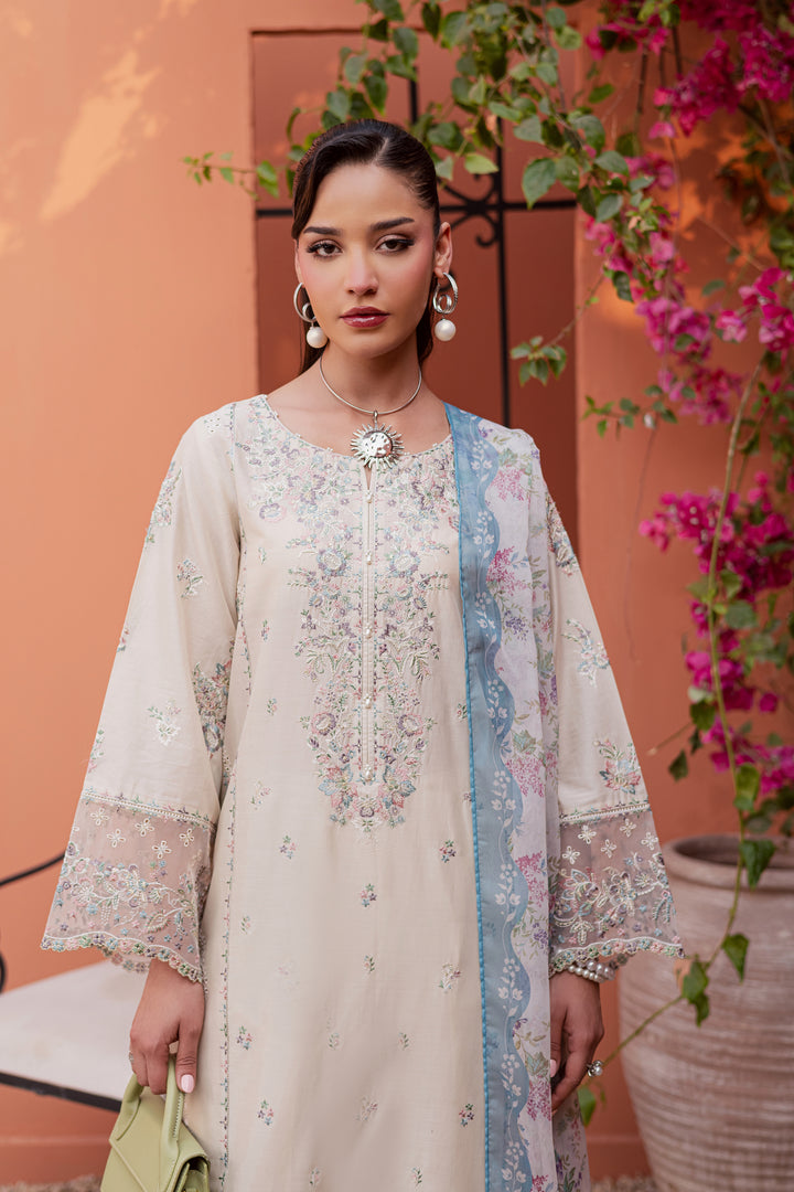 Cyntia 3Pc - Festive Embroidered Lawn