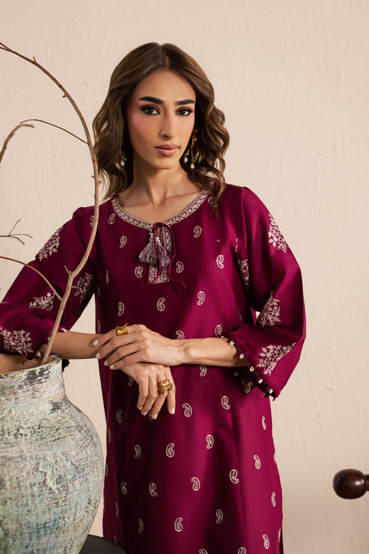 Bramble 2Pc - Embroidered Lawn Dress