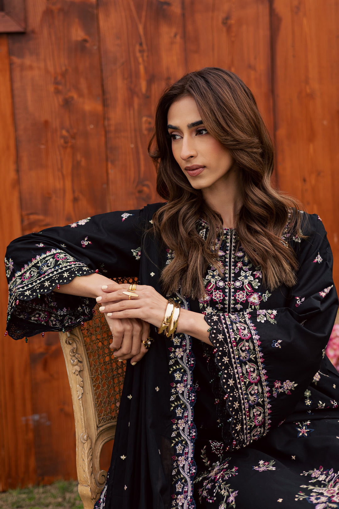 Kynd 3Pc - Festive Embroidered Lawn