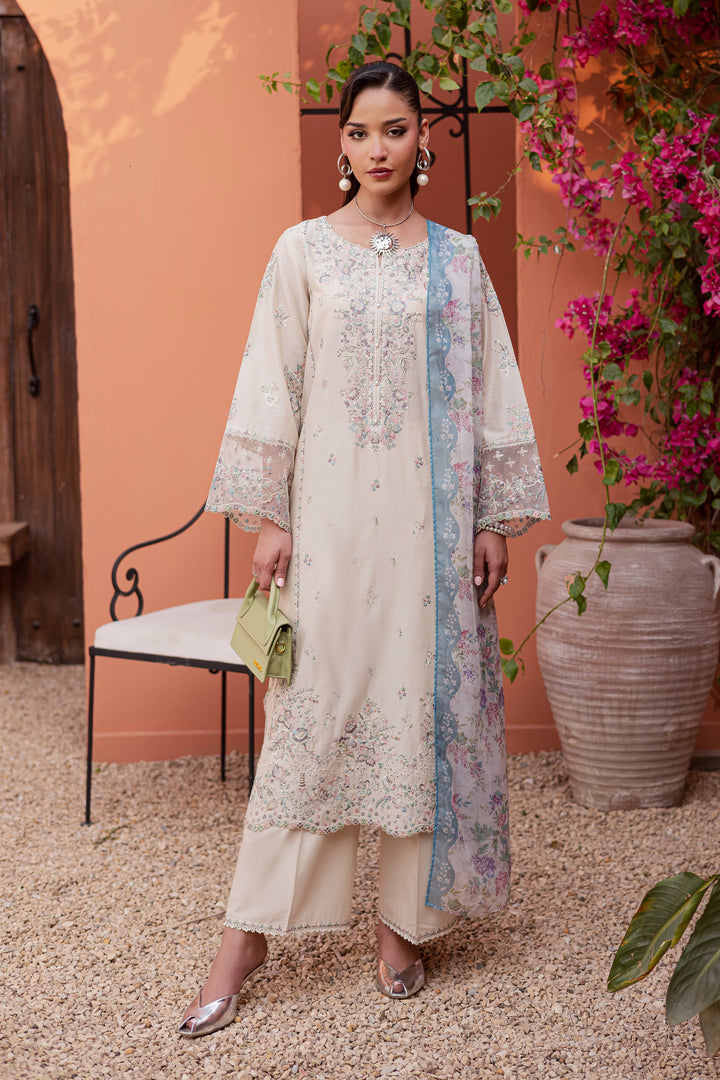 Cyntia 3Pc - Festive Embroidered Lawn