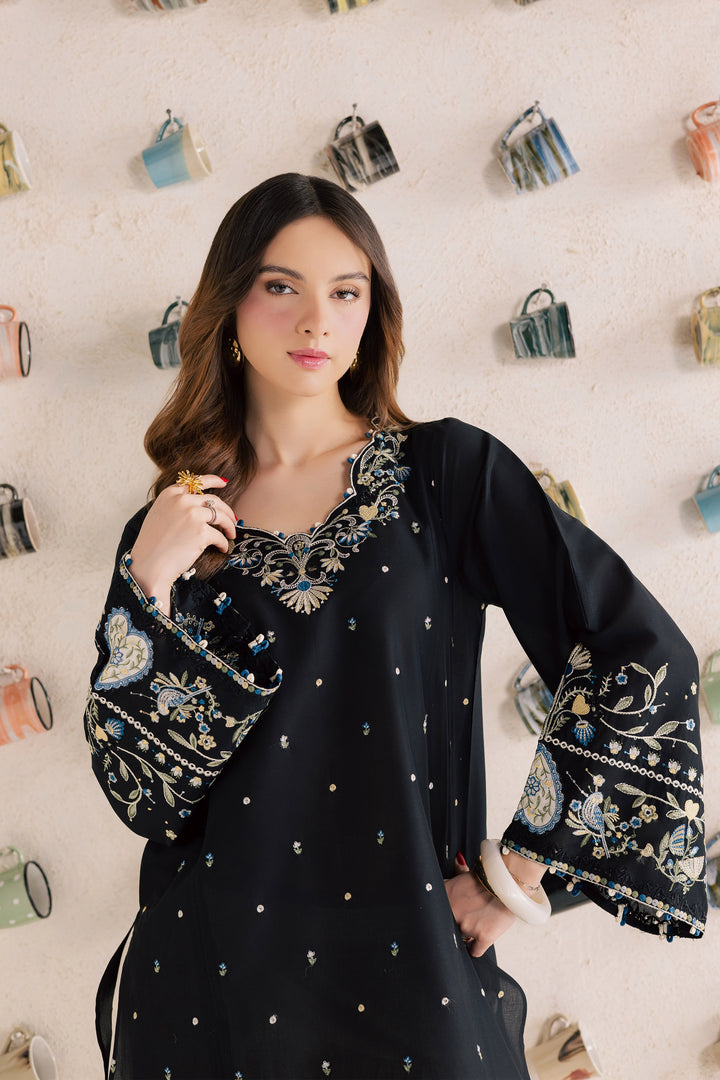 Blue Jay 2Pc - Embroidered Lawn Dress