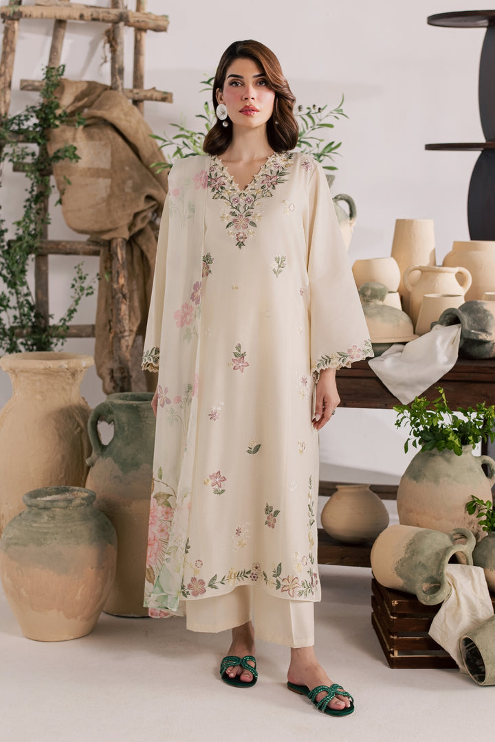 Gulaab Bahaar 3Pc - Embroidered Lawn Dress