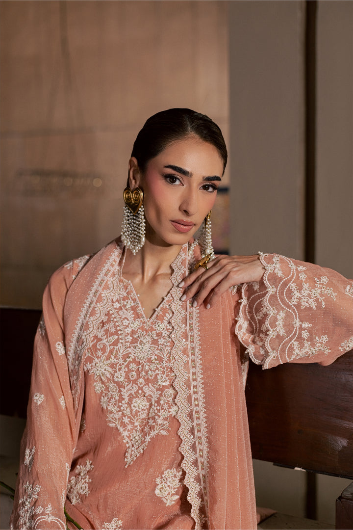 Pink Hoor 3Pc - Festive Luxe Pret