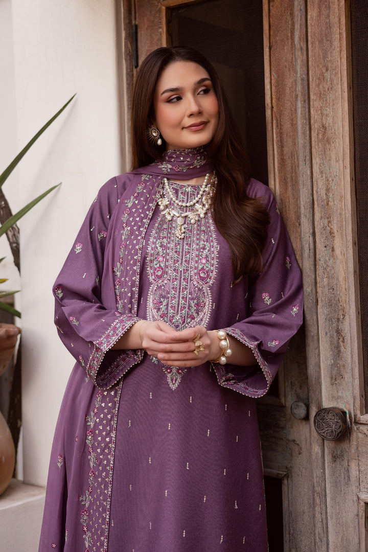 Neha 3Pc - Embroidered Festive Pret