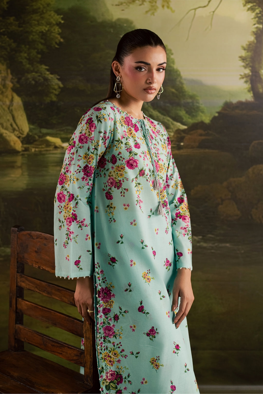 Chelsea 2Pc - Printed Lawn Dress