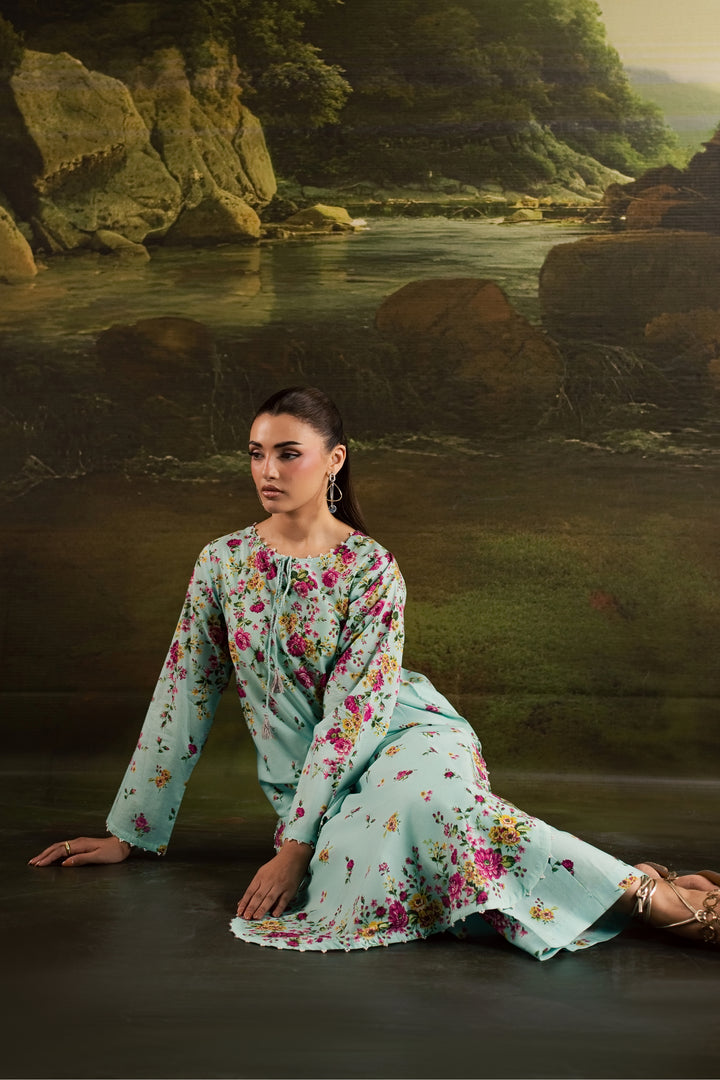 Chelsea 2Pc - Printed Lawn Dress