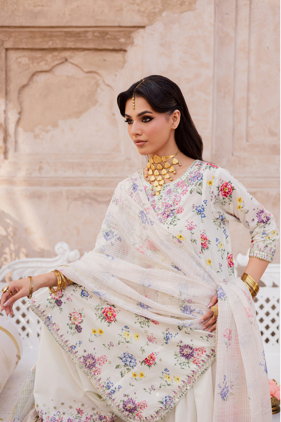Qissa 3Pc - Festive Eid Prints