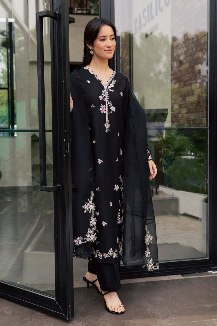 Caviar 3Pc - Embroidered Lawn Dress