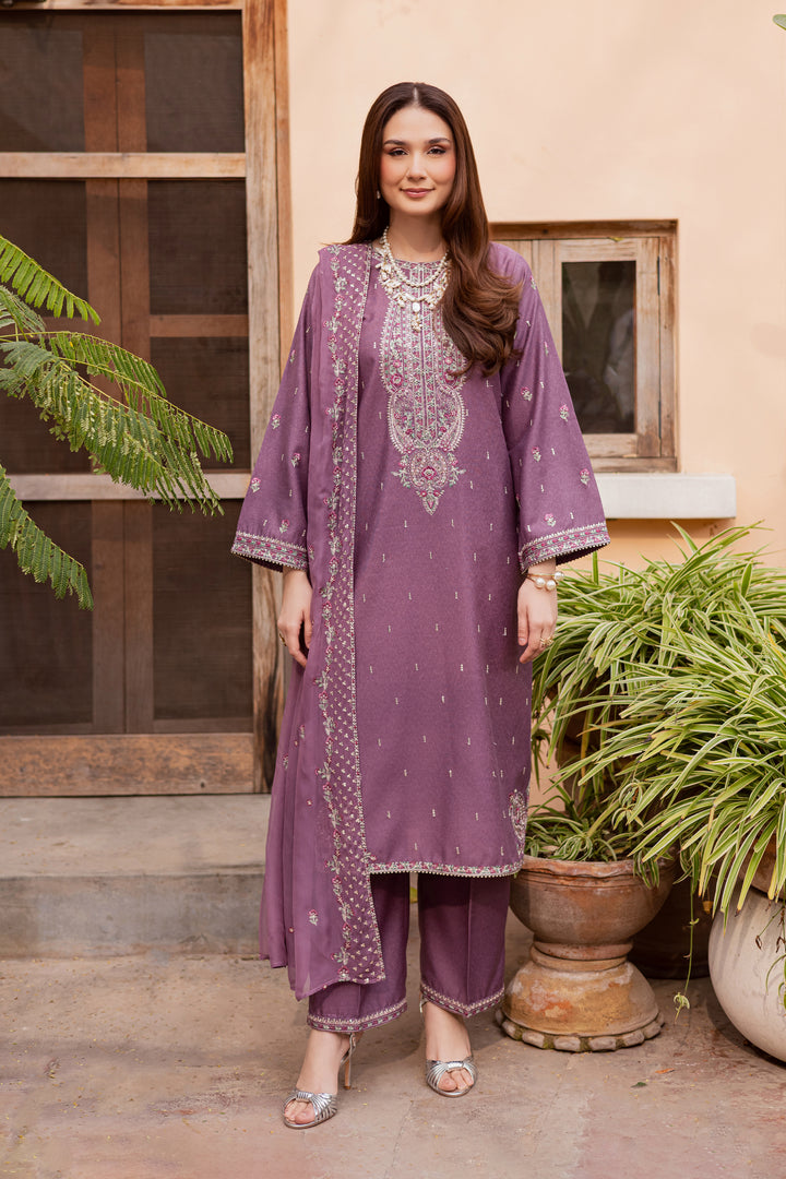 Neha 3Pc - Embroidered Festive Pret