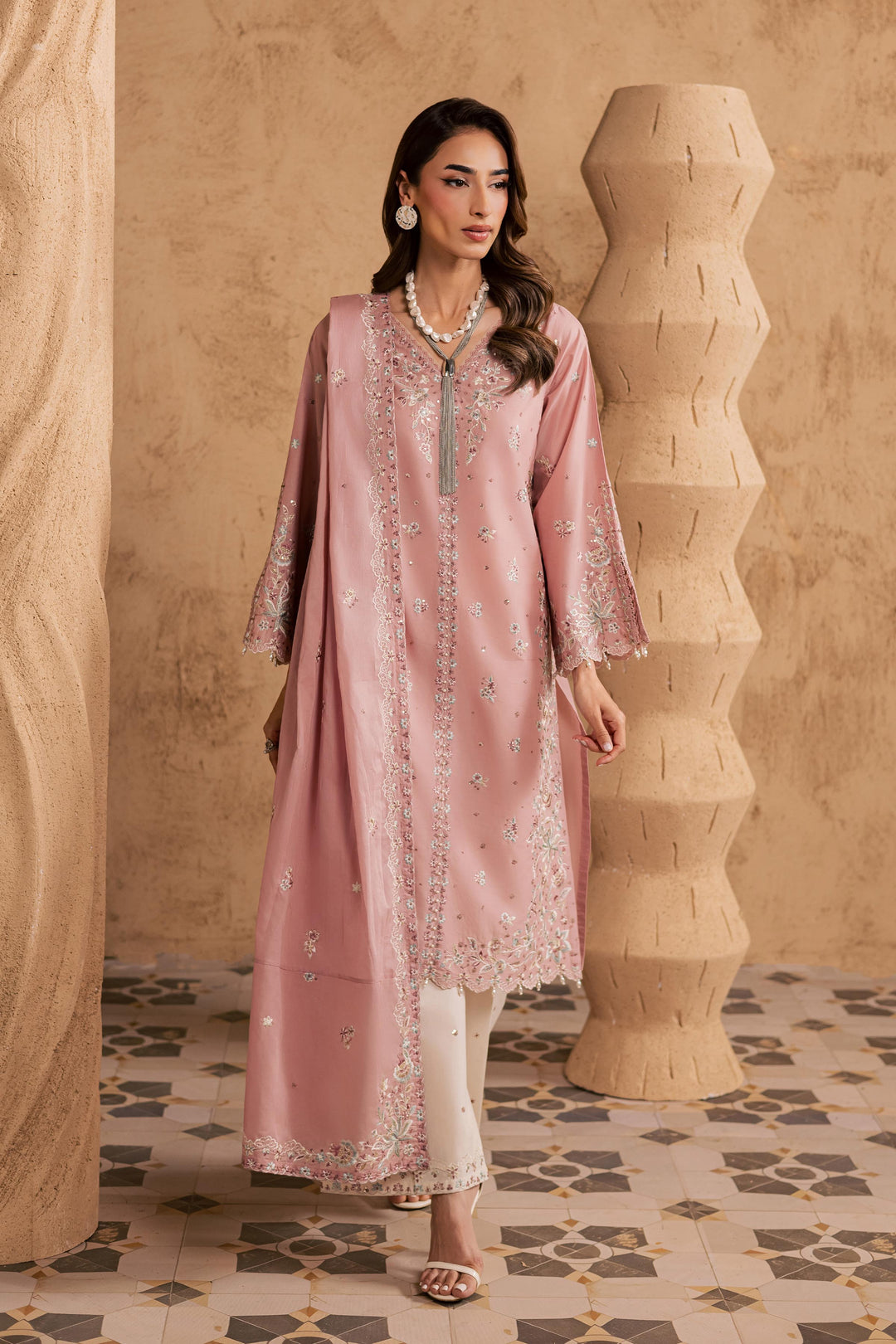 Candy 3Pc - Embroidered Festive Pret