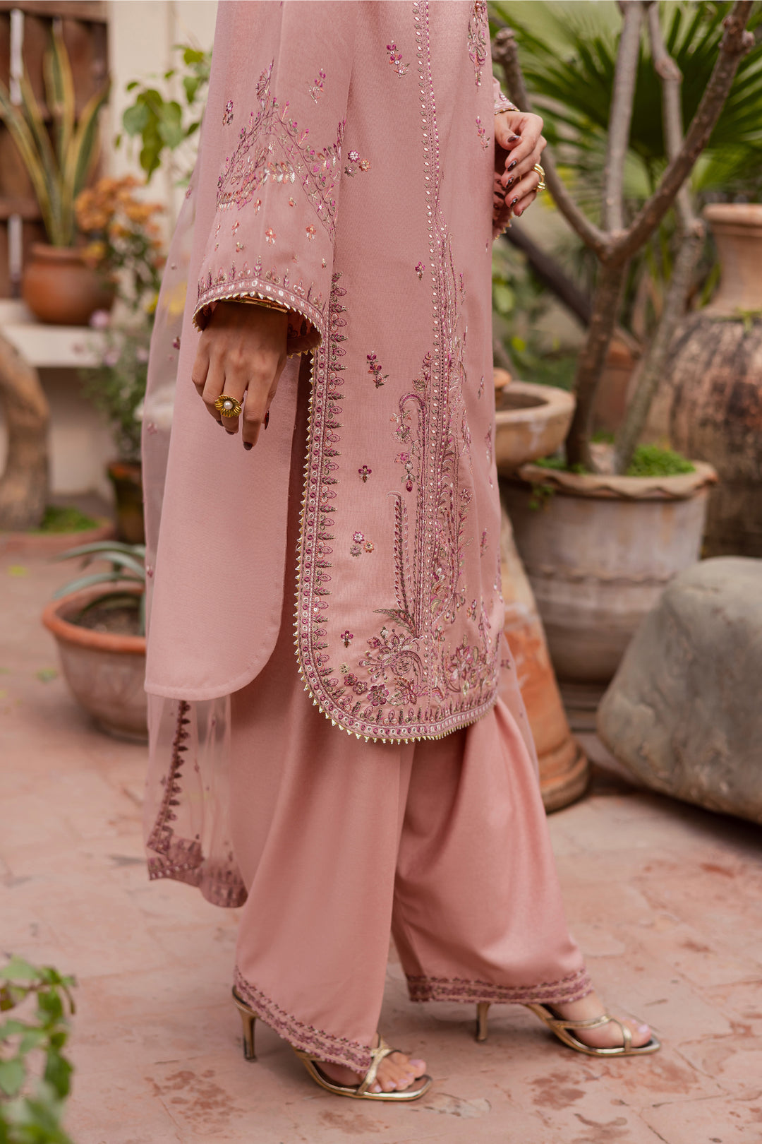 Shayra 3Pc - Embroidered Festive Pret