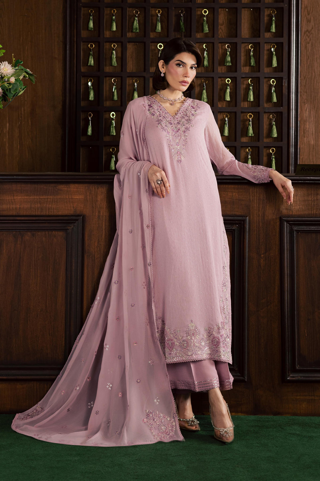 Pink Zimal 3Pc - Festive Luxury Formal
