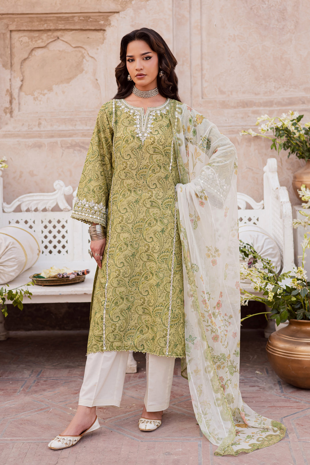 Solan 3Pc - Festive Eid Prints