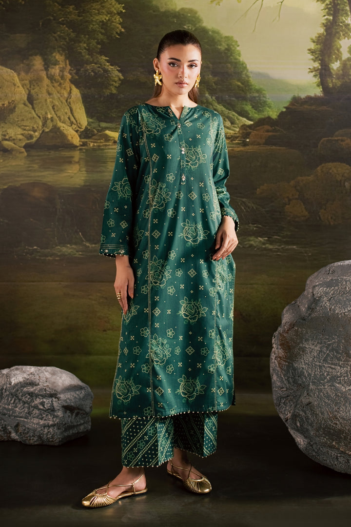 Moonsoon 2Pc - Printed Lawn Dress