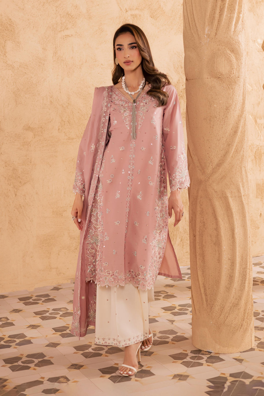 Candy 3Pc - Embroidered Festive Pret