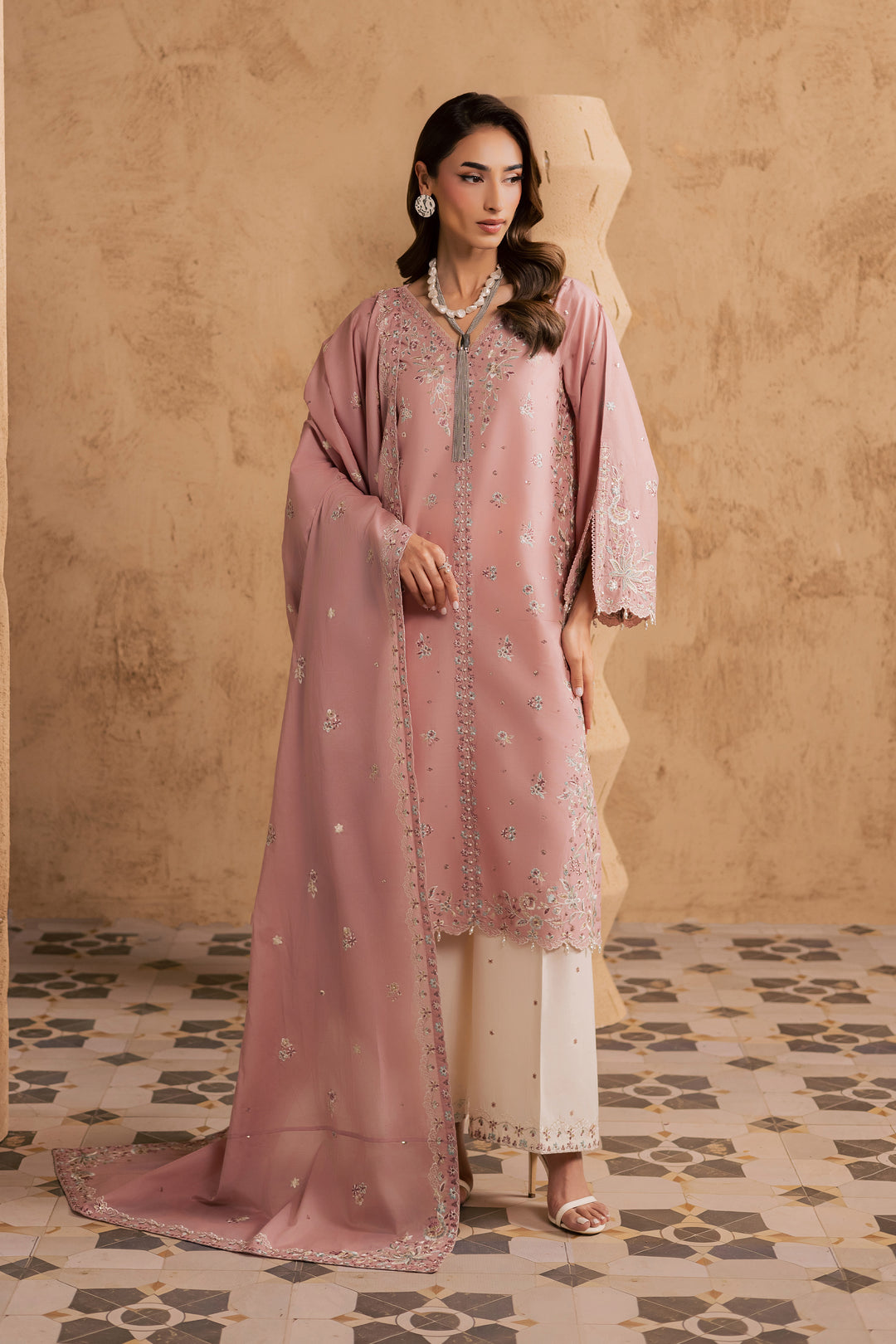 Candy 3Pc - Embroidered Festive Pret