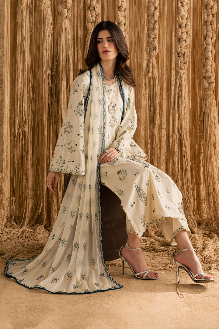 White Sky 3Pc - Festive Eid Pret