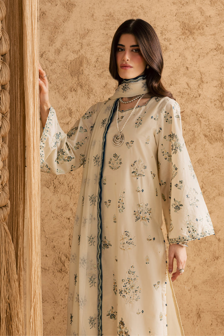 White Sky 3Pc - Festive Eid Pret
