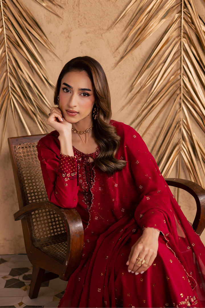 Shaili 3Pc - Embroidered Festive Pret