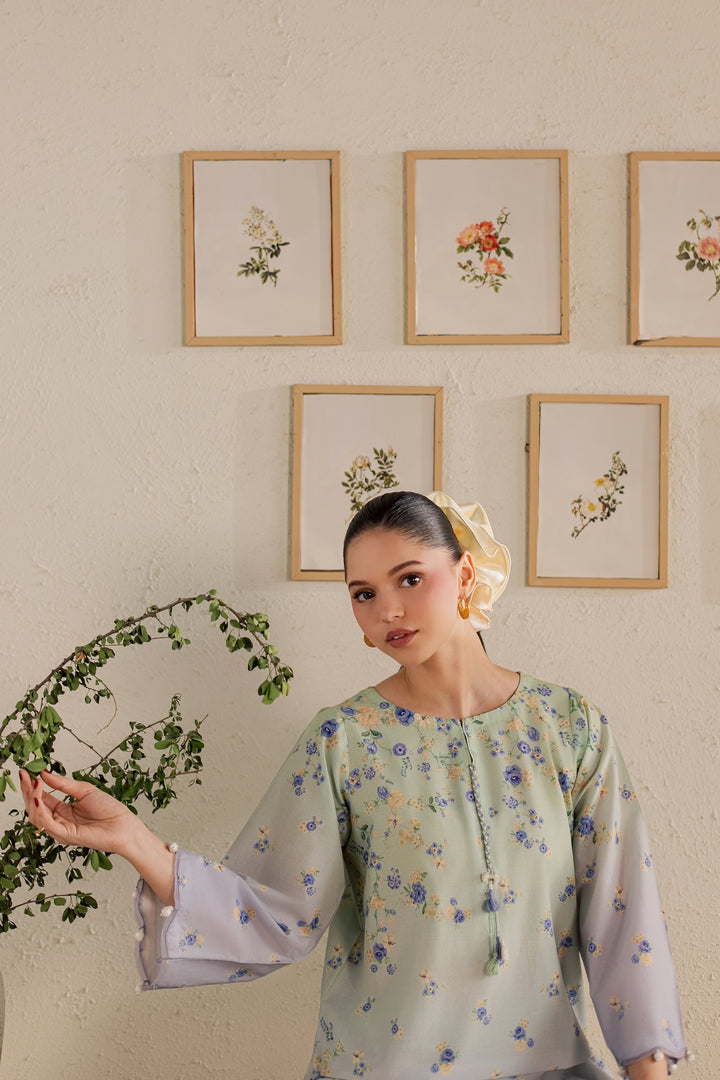 Dorami 2Pc - Printed Lawn Dress