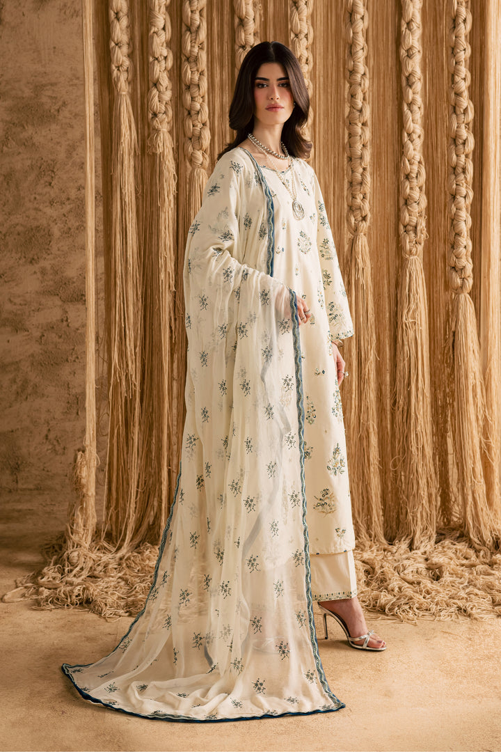 White Sky 3Pc - Festive Eid Pret