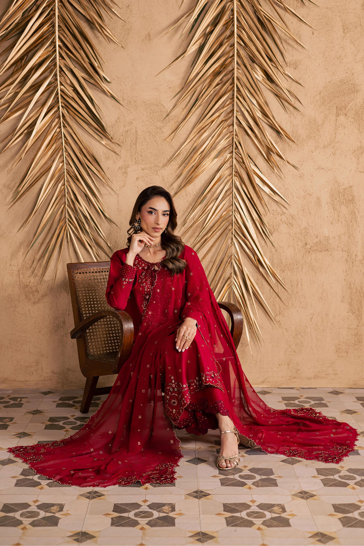 Shaili 3Pc - Embroidered Festive Pret