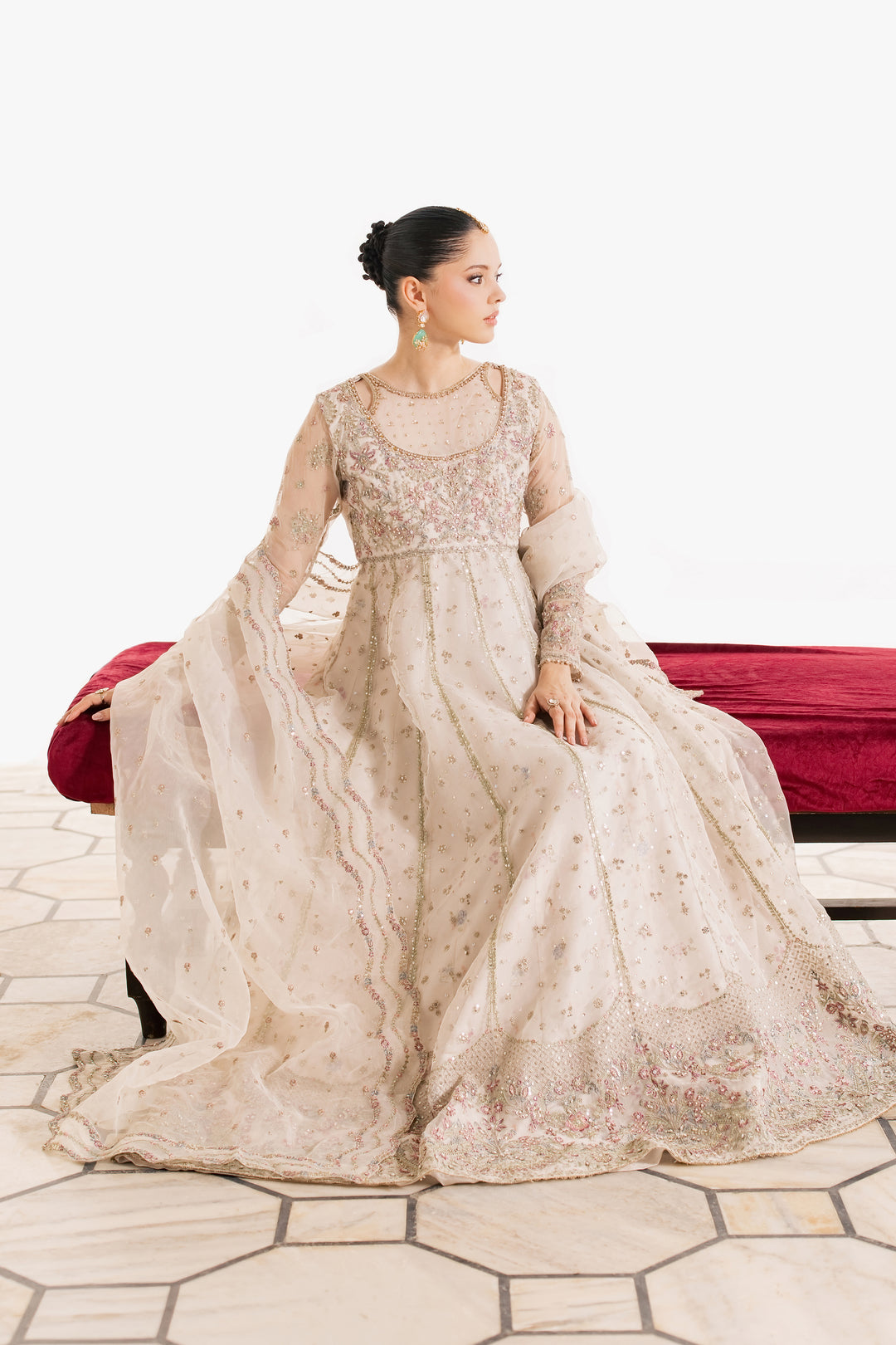 Gulkaar 3Pc - Wedding Formal Dress
