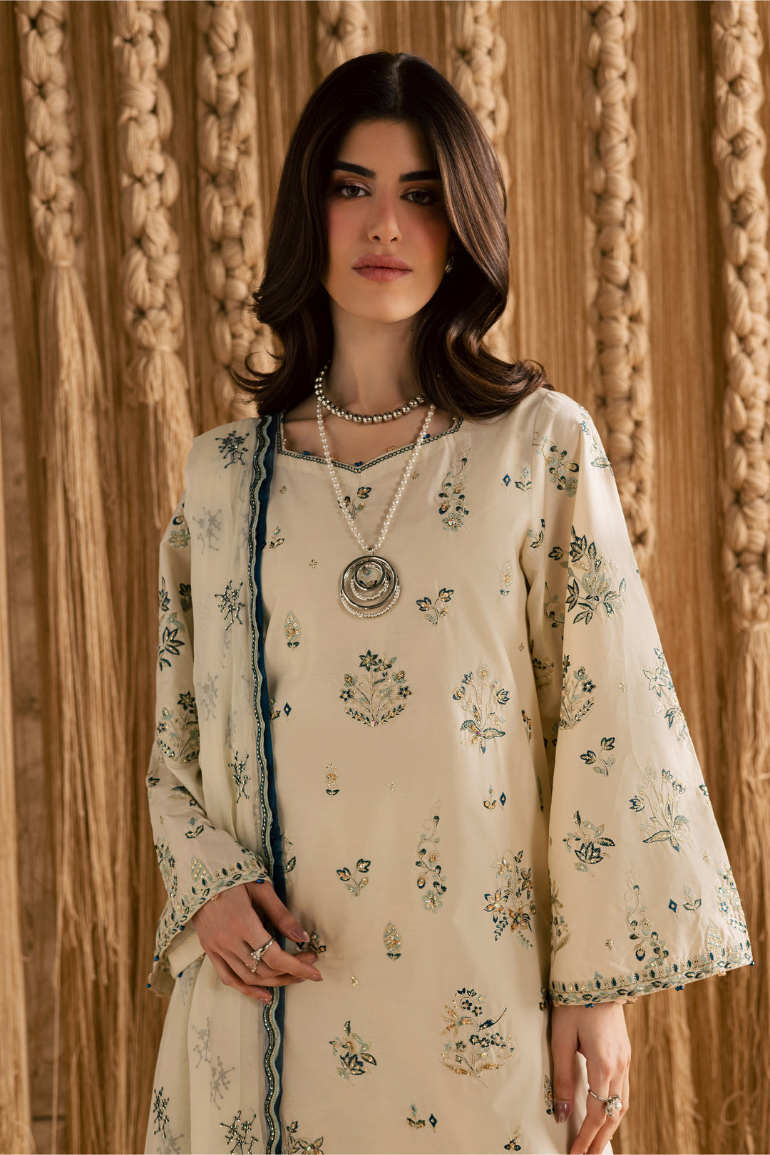 White Sky 3Pc - Festive Eid Pret