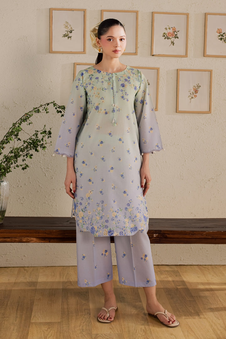 Dorami 2Pc - Printed Lawn Dress