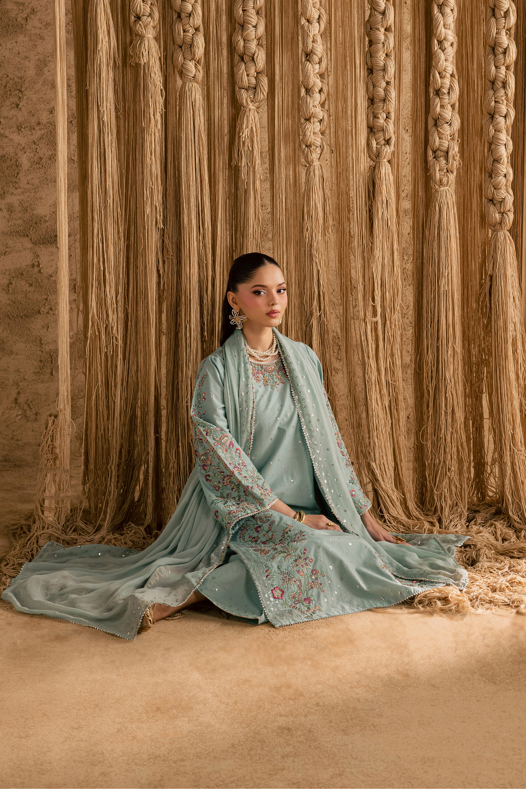 Rome Sky 3Pc - Festive Eid Pret