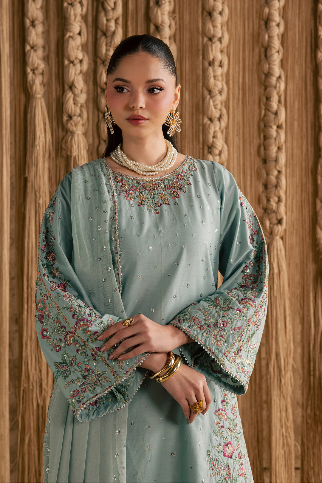 Rome Sky 3Pc - Festive Eid Pret