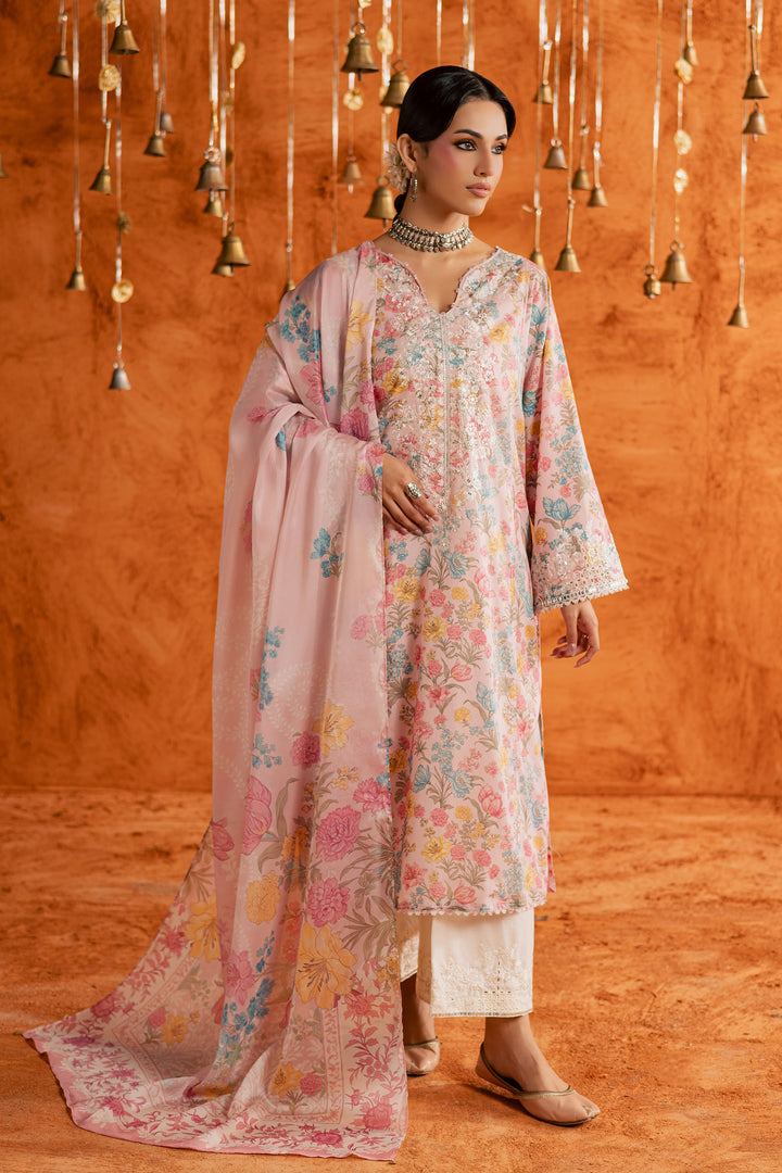 Gul 3Pc - Printed Lawn Dress